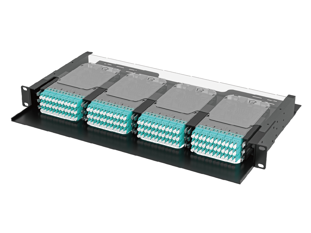 1U 144 Port OM3/4/5 MPO-LC Patch Panel - Image 3