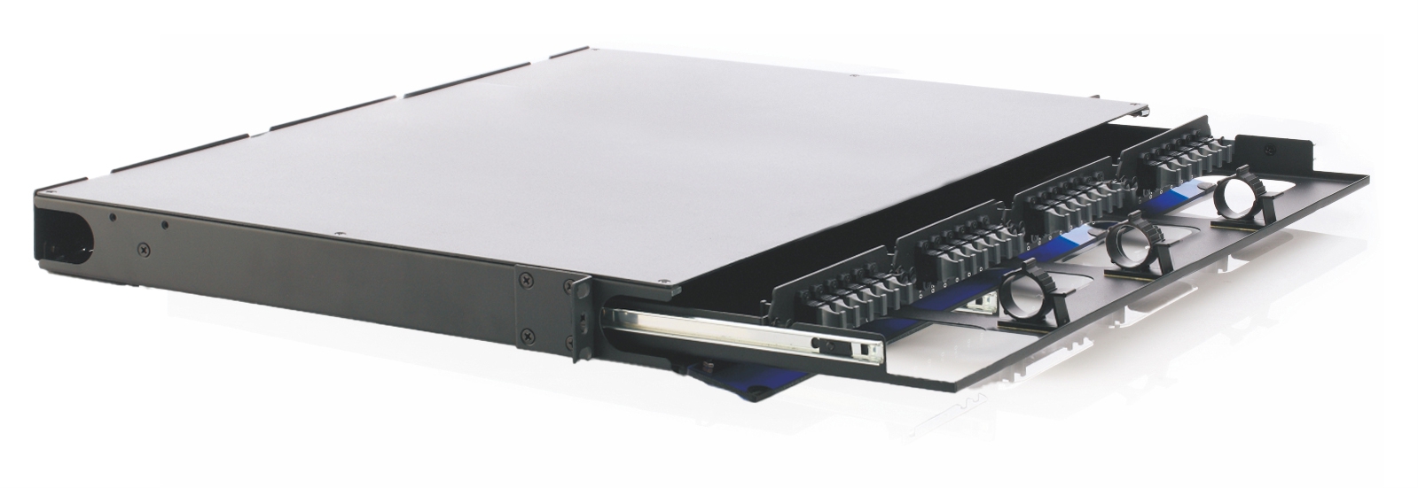1U 24 Port OM3/4/5 MPO Patch Panel - Image 2