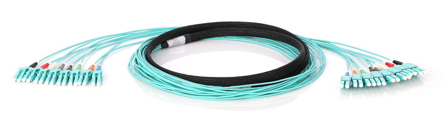 OM3/4/5 LC-LC Fiber Bundle Cable